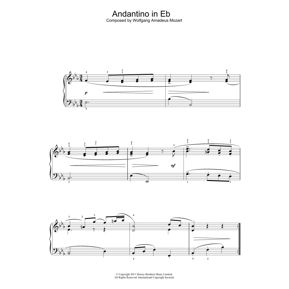 Andantino in E Flat